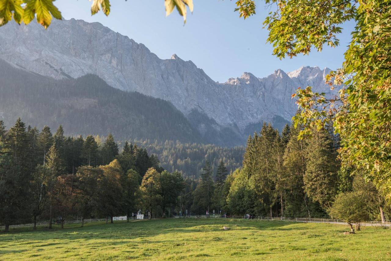 Ferienwohnung Zugspitznest Grainau Bagian luar foto