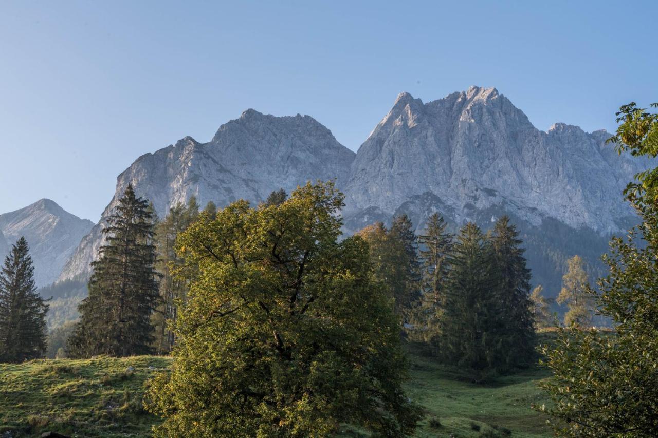 Ferienwohnung Zugspitznest Grainau Bagian luar foto
